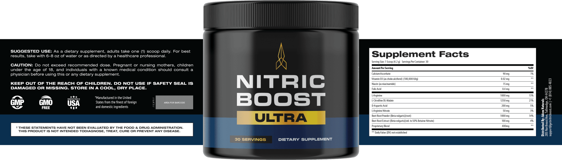 Nitric Boost Ultra-label